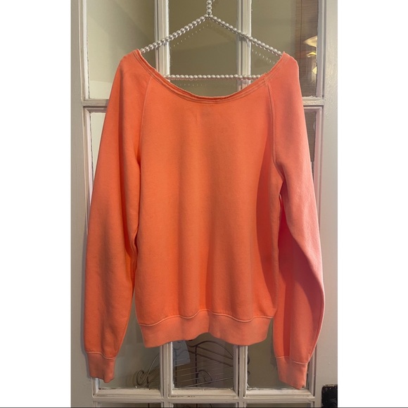 Rare PINK Off The Shoulder Sweater - Picture 2 of 7